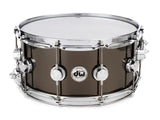 DW 14" x 6.5" Collector's Series Black Nickel Over Brass Snare Drum