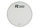 Rogers 20" Large Logo Coated White Resonant Bass Drum Head