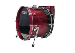 Tama 20x14 Starclassic Walnut/Birch Lacquer Finish Bass Drum w/ Tom Holder Base