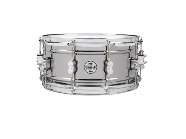 PDP Concept Metal Black Nickel Over Steel 6.5 x 14 Snare