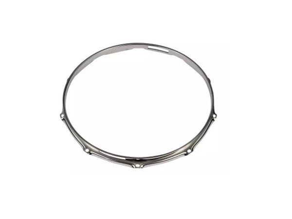 Tama 14" 2.3mm 10 Hole Brass Hoop Snare Side