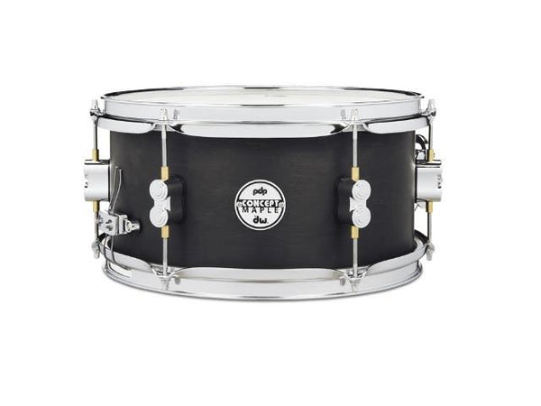PDP Concept Maple 8x12 Black Wax Snare Drum