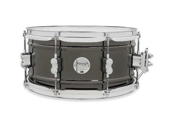 PDP Concept Metal Black Nickel Over Steel 6.xx13 Snare Drum