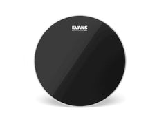 Peau de batterie Evans 16" noire chromée