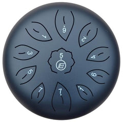 Ecko Tongue Drum 8" 11 Note C Major Black