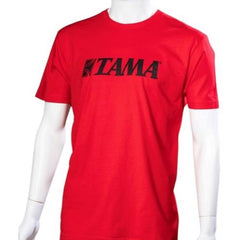 Tama T-Shirt Red w/ Black Logo X-Large