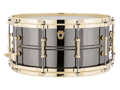 Ludwig 6.5x14 Black Beauty w/ Brass Tube Lugs Snare Drum LB417BT