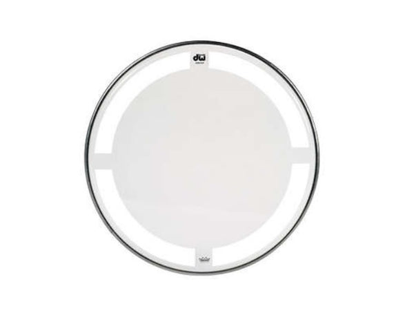 DW 15" Coated Clear Drum Head