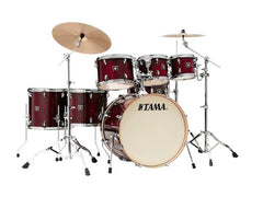 Tama Superstar Classic Maple Exotic 7 Piece Shell Pack Gloss Garnet Lacebark Pine