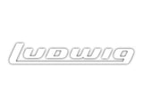 Ludwig 70s White Logo Decal