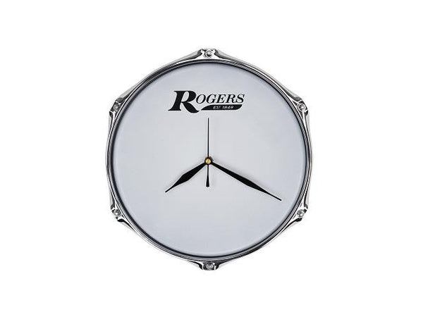 Rogers 10" Drum Clock w/ Wall Mount