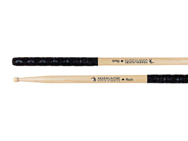 HeadHunters Maple Classic Rock w/ Grip Drum Sticks