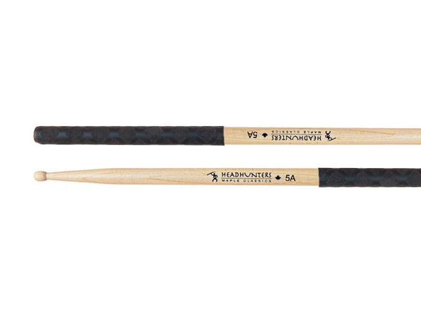 HeadHunters 5A Maple Classic w/ Grip Drum Sticks