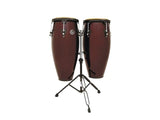 LP Aspire 10" and 11" Conga Set Dark Wood